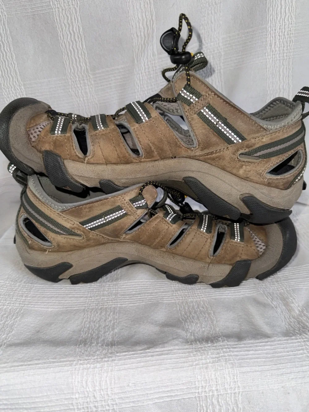 Men's Brown Outdoor Closed-Toe Sandal - Rugged Trail Comfort Keen XT 0205 9.5
